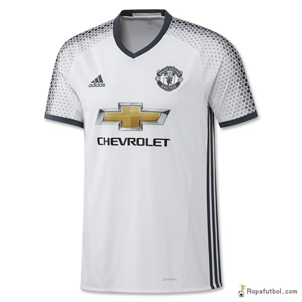 Tailandia Camiseta Manchester United Replica Tercera Ropa 2016/17 Blanco
